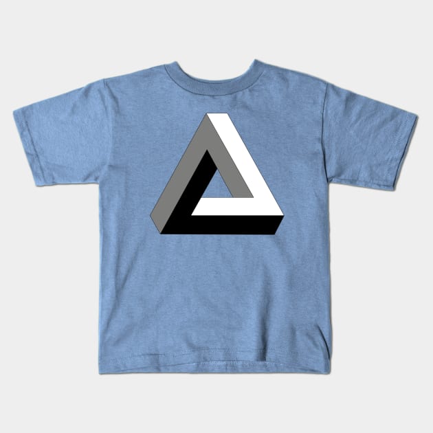 The impossible triangle Kids T-Shirt by RasmusDjerf